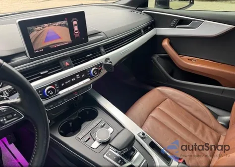 2018 Audi A5 2.0T Premium from USA, damaged, VIN WAUPNAF50JA002963